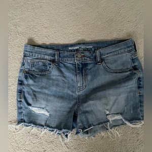 Old Navy Low Rise Boyfriend Style Jean Shorts